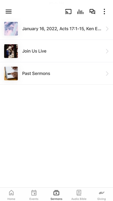 Cedar Creek Bible Church Screenshot