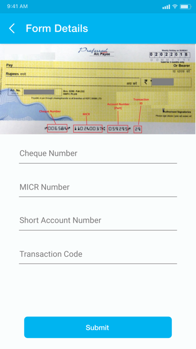 Abhyudaya Bank Positive Pay Screenshot