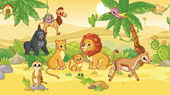 Toddler animal puzzle games