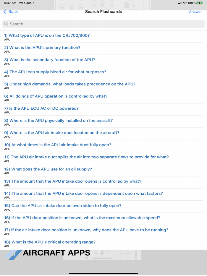 CRJ-700-900 Study App