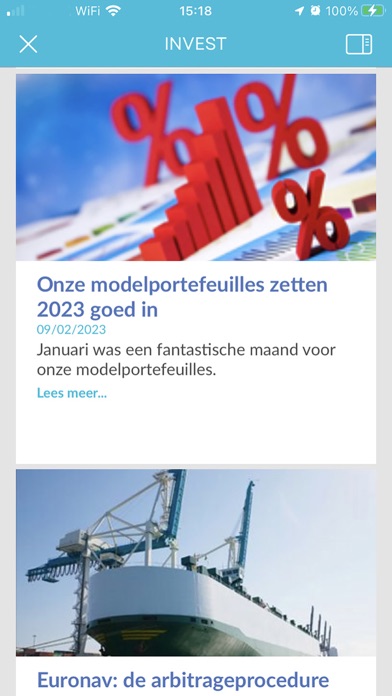 Testaankoop INVEST Digitaal Screenshot