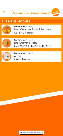 Game screenshot OEF Gencat apk
