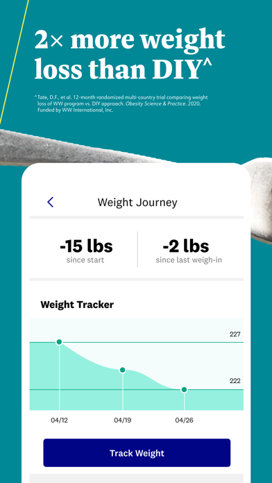 WeightWatchers Screenshot