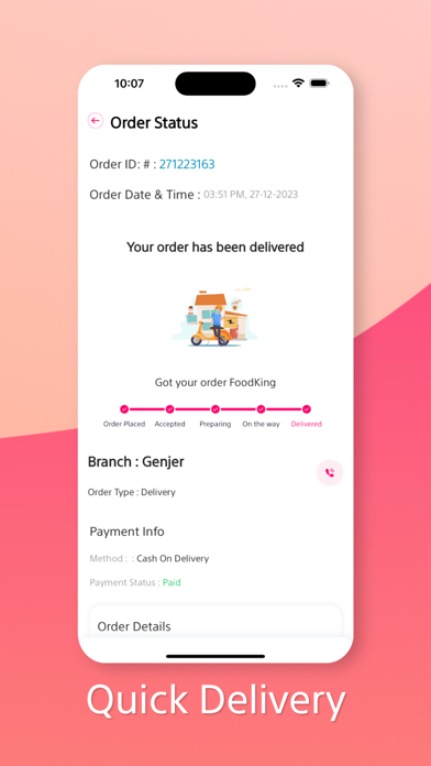 FoodKing - Restaurant & Coffee Screenshot