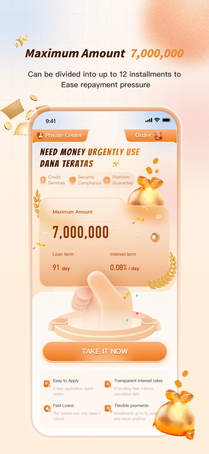 Dana Teratas-Dana Cepat kredit