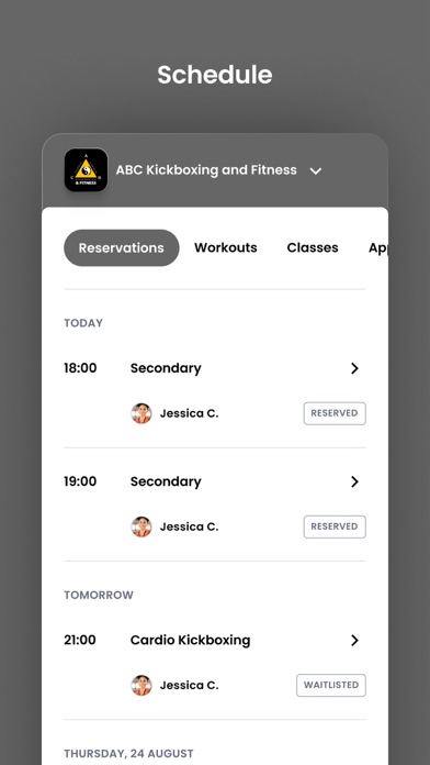 ABC Kickboxing & Fitness Screenshot