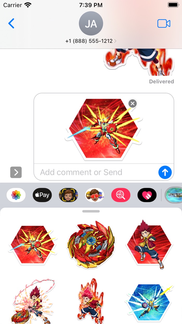 BEYBLADE BURST SURGE Stickers