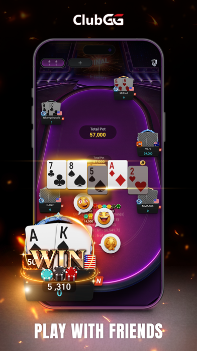 ClubGG Poker Screenshot
