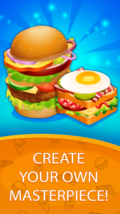 Burger Chef. Baby Kitchen Game Screenshot