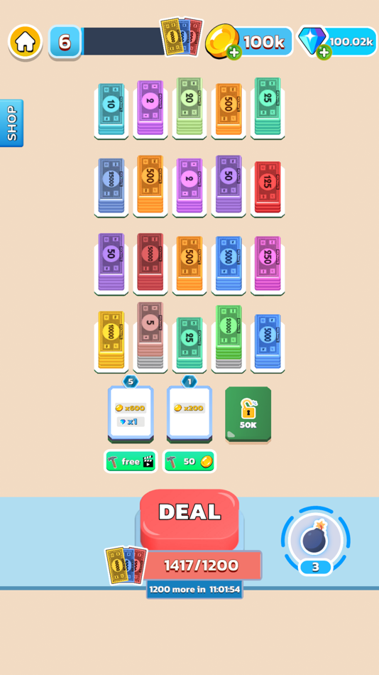 #3. Money Color Sort (iOS) 由: Rocinante Games Yazilim Ve Pazarlama Anonim Sirketi
