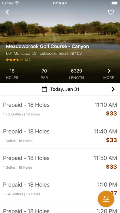 Meadowbrook Golf Course Screenshot