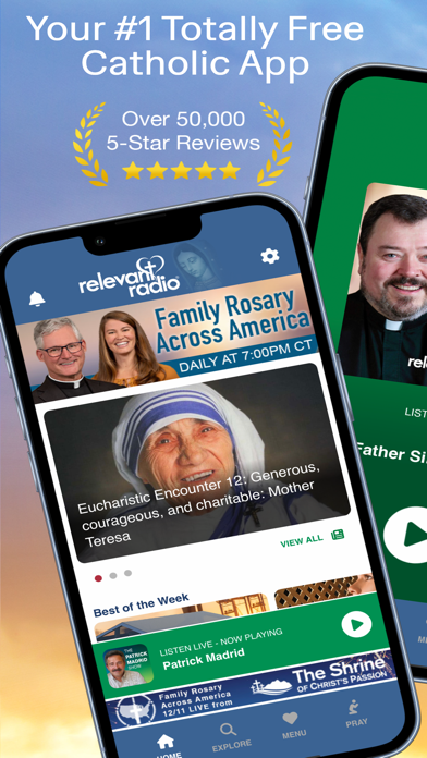 Relevant Radio Catholic Rosary Screenshot