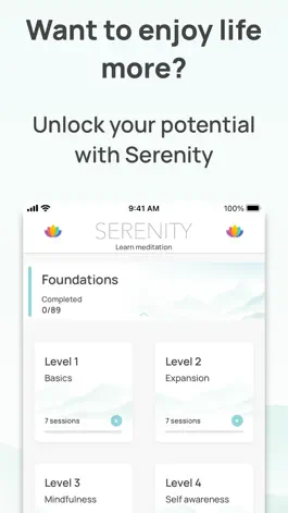 Game screenshot Serenity: Guided Meditation mod apk