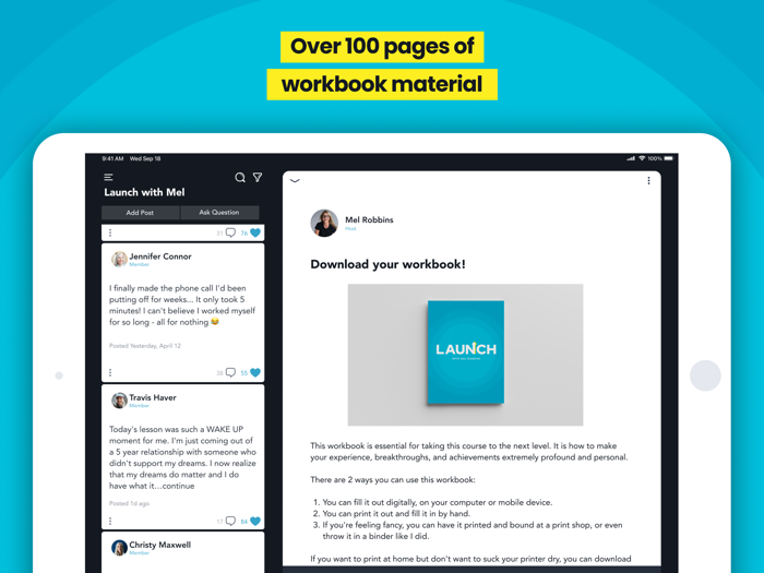 Launch with Mel Robbins