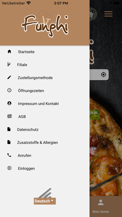 Pizzeria Funghi Screenshot