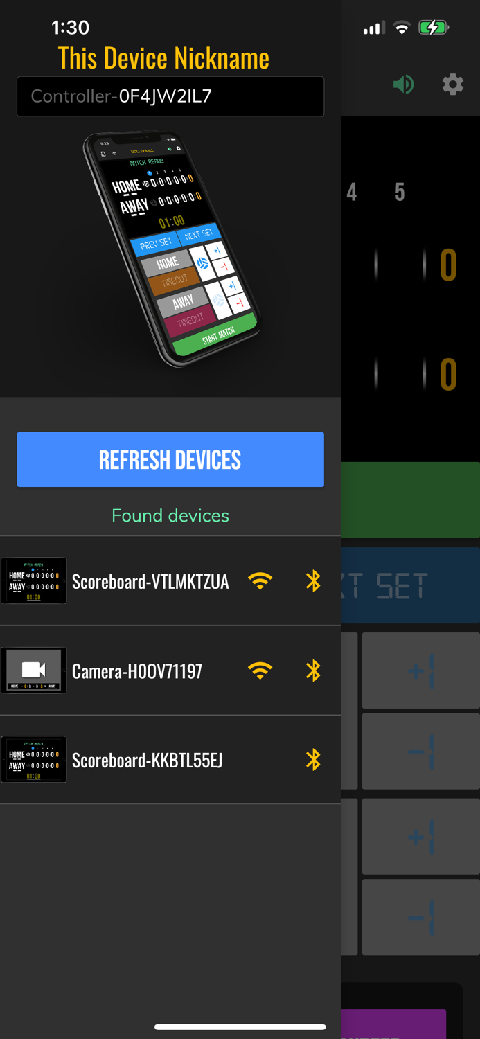 BT Volleyball Controller