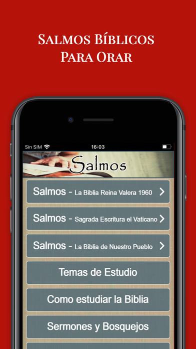 Salmos Bíblicos Screenshot