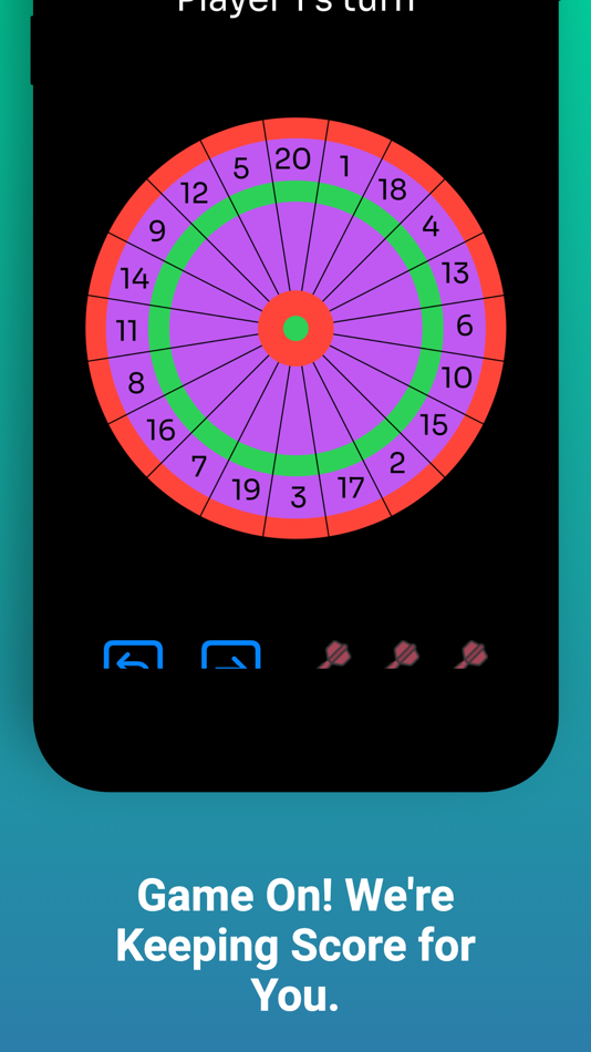 #4. Darts Scoreboard Scorekeeper (iOS) 由: harry bloch