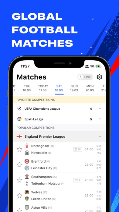 FantaScore - live scores Screenshot