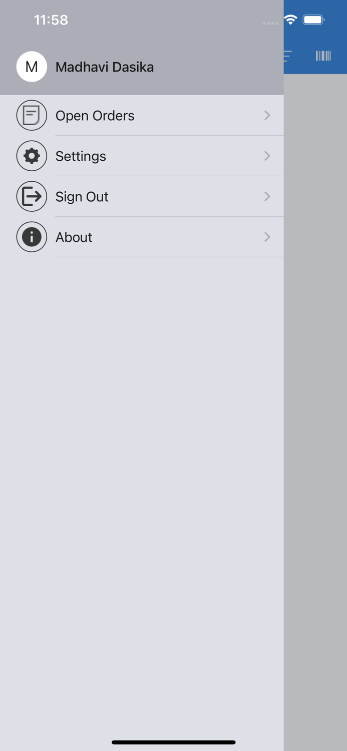 Infor LN Project Receipts