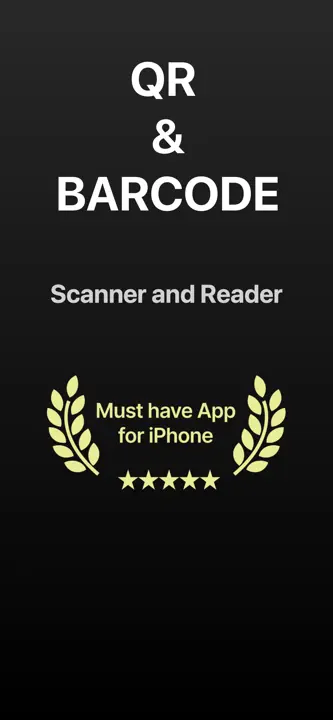 QR Code & Barcode Scanner app. : capture d’écran 1 sur 5