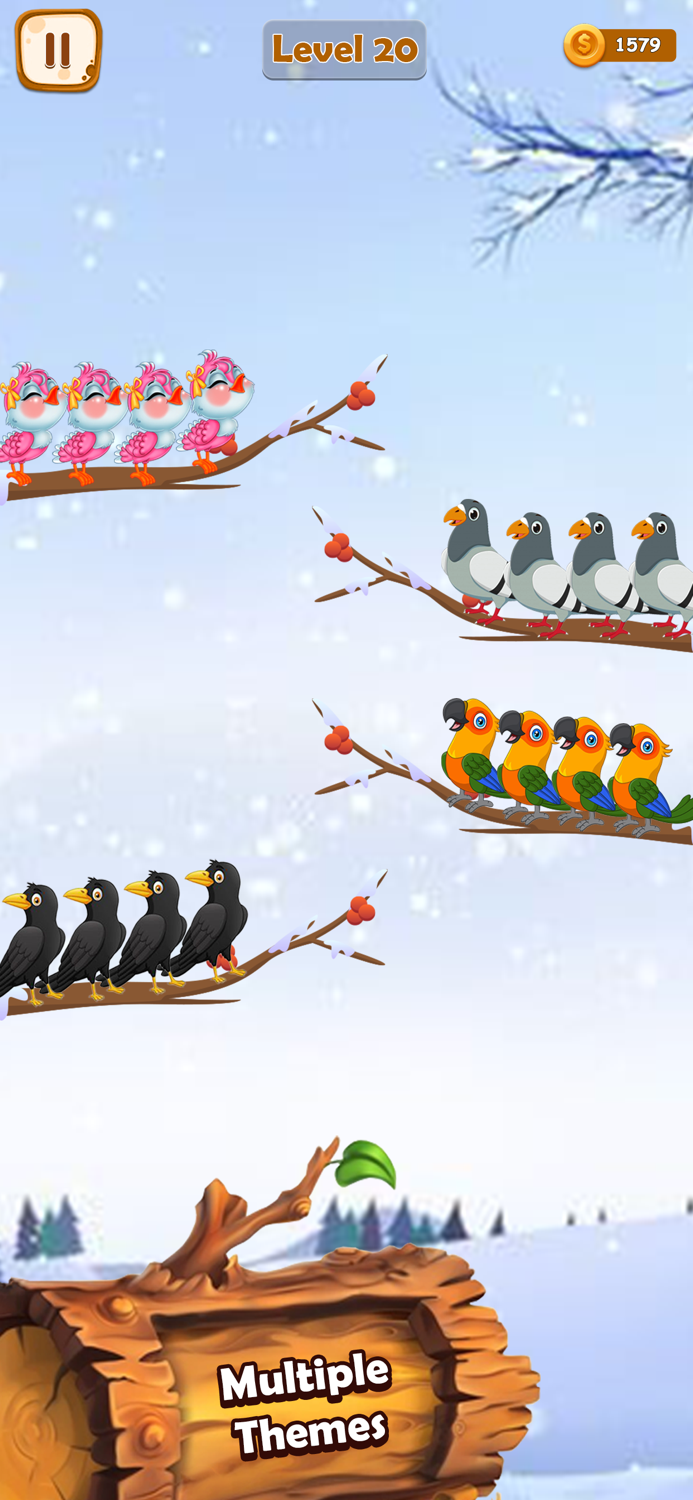 Bird Color Sort  Puzzle Games