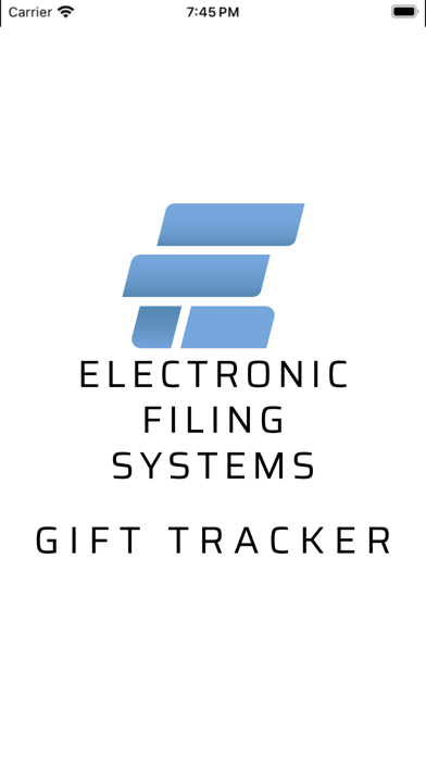 eFile Gift Tracker Screenshot