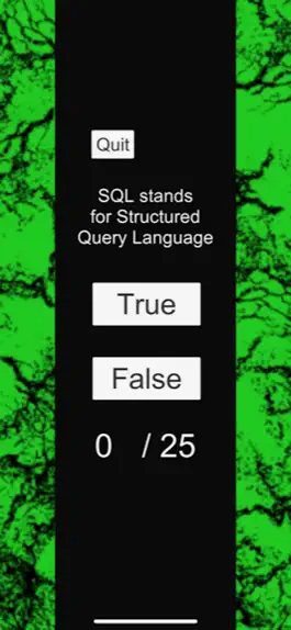 Game screenshot SQL Quiz - 25 Questions mod apk