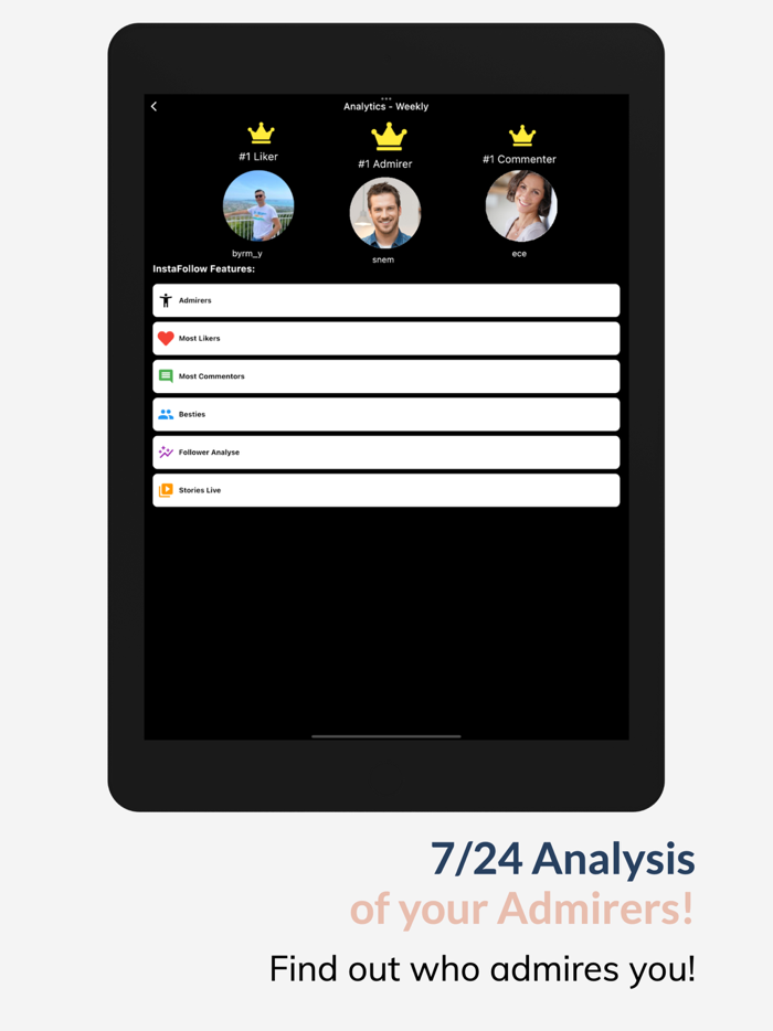 InstaFollow Follower Reports