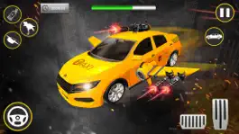 Game screenshot Flying Taxi Robot Game apk