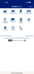 Global CU for Business screenshot #2 for iPhone