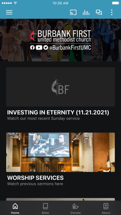 Burbank First UMC Screenshot