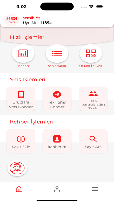 TopluSMS Başlıklı SMS Sistemi Screenshot