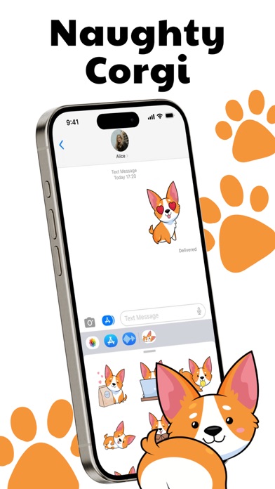 shy cute corgi Screenshot