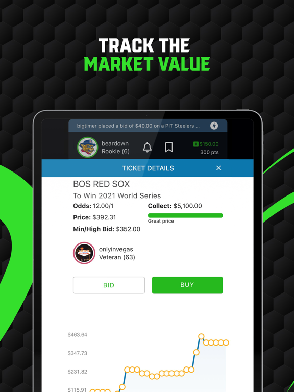 PropSwap iPad screenshot 3 - Sports app