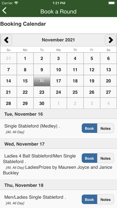 Mackay Golf Club Screenshot