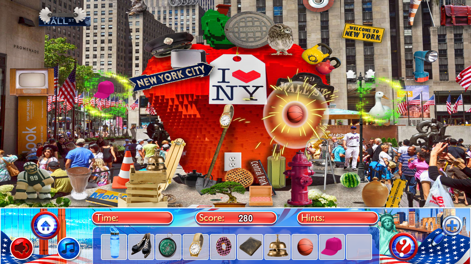 #6. Hidden Objects USA Time Object (iOS) By: Brainfull, LLC