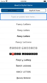 stylish name generator iphone screenshot 3