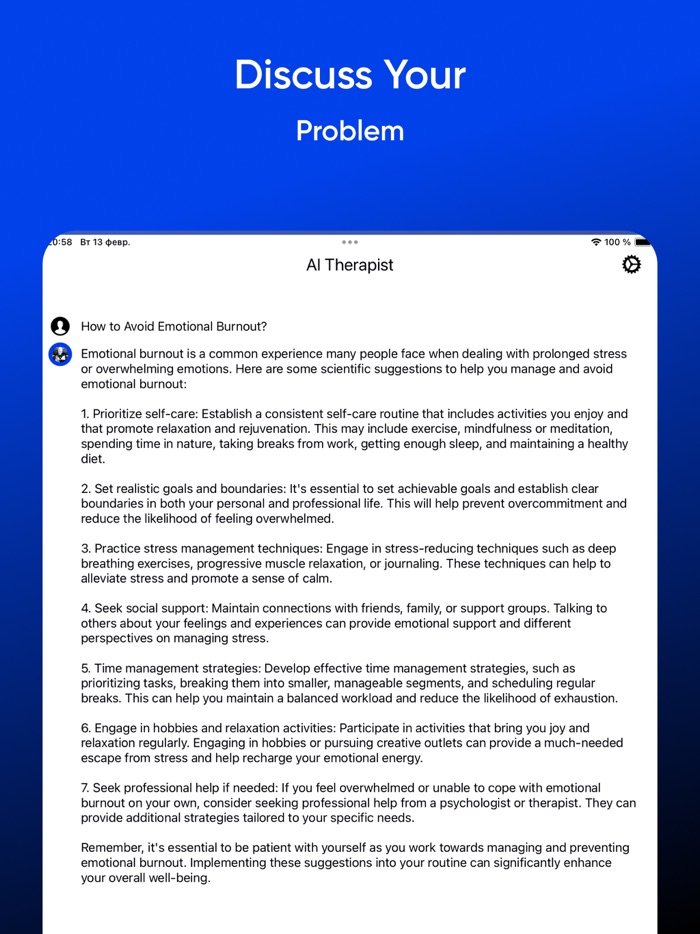 AI Therapist Online Assistant