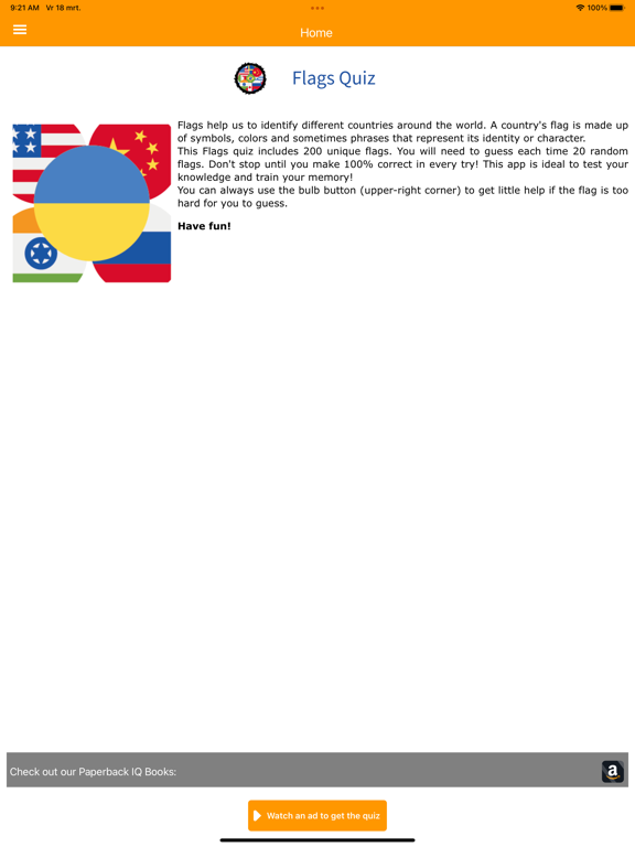 Screenshot #4 pour Flags Quiz: 180 Unique flags