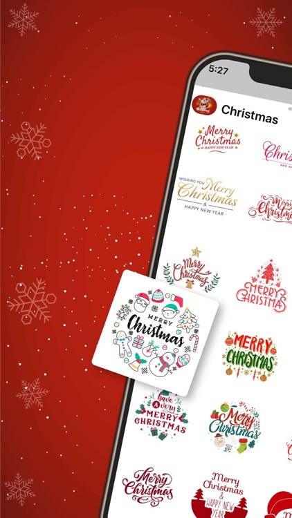 JoyStix: Cute Xmas Stickers! screenshot-4