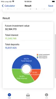compound interest calc: growth iphone screenshot 1