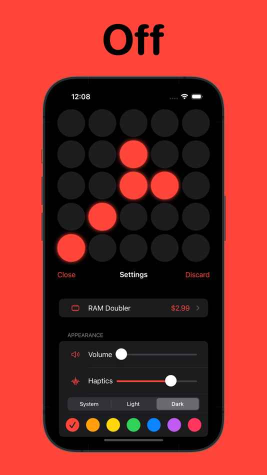 #2. Lights Off Game (LOG) (iOS) Podle: KERNTRONICS LLC