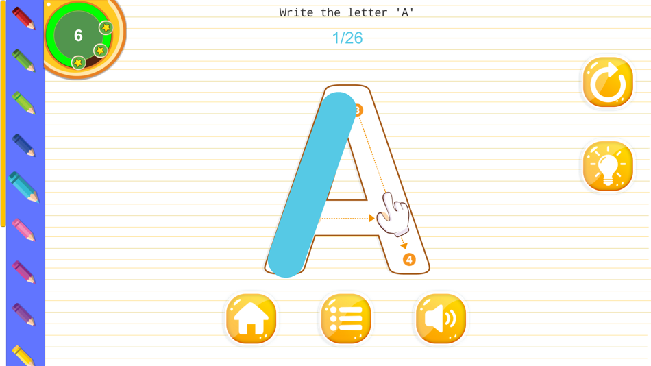 #1. Alphabet Learning Exercise (iOS) 由: IKA Studios Yazilim Anonim Sirketi