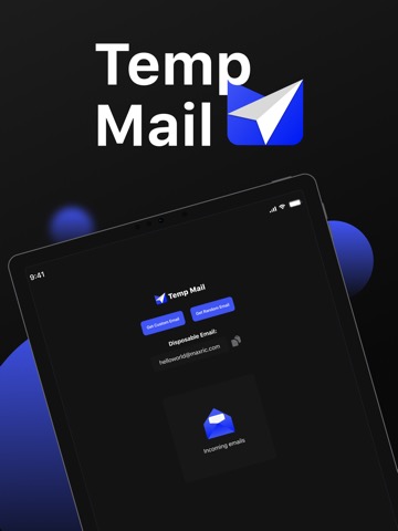 Temporary Mail: Temp Emailのおすすめ画像1