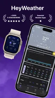 heyweather: accurate forecast iphone screenshot 1