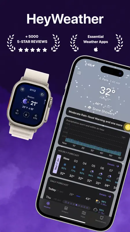 HeyWeather: Weather Forecast screenshot 1 of 10