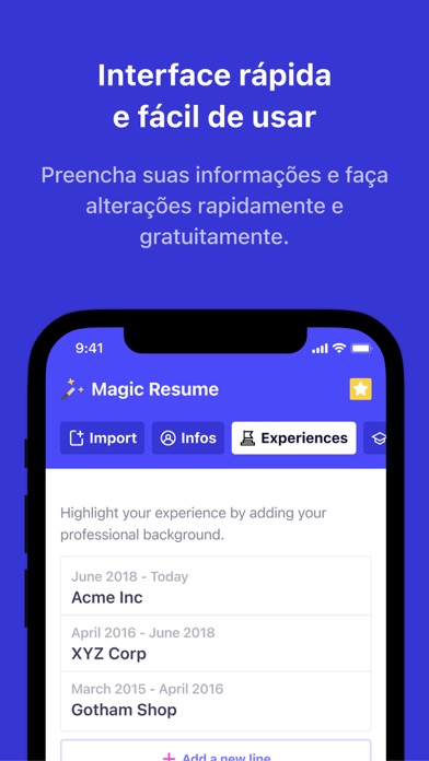 Magic Resume: AI builder