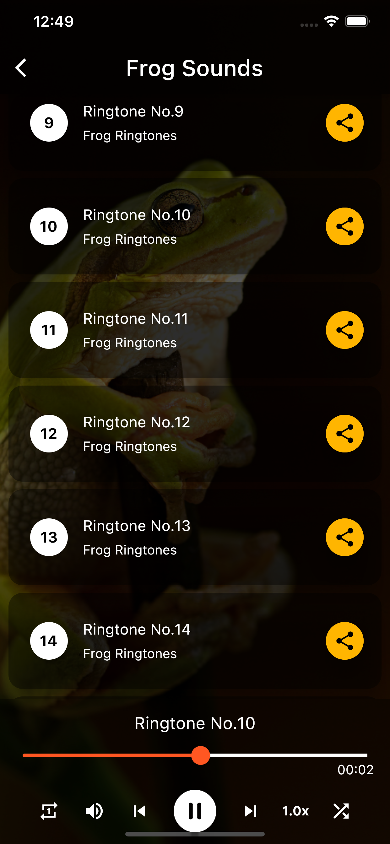 Frog Sounds Ringtones