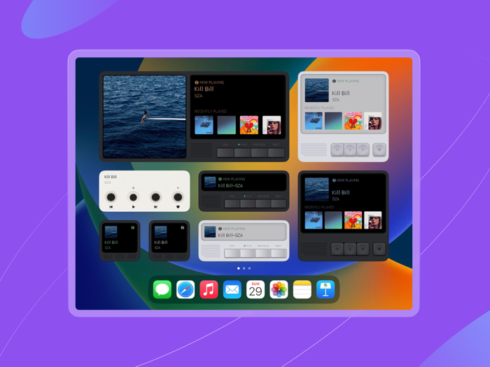 MD Vinyl - Music Widget